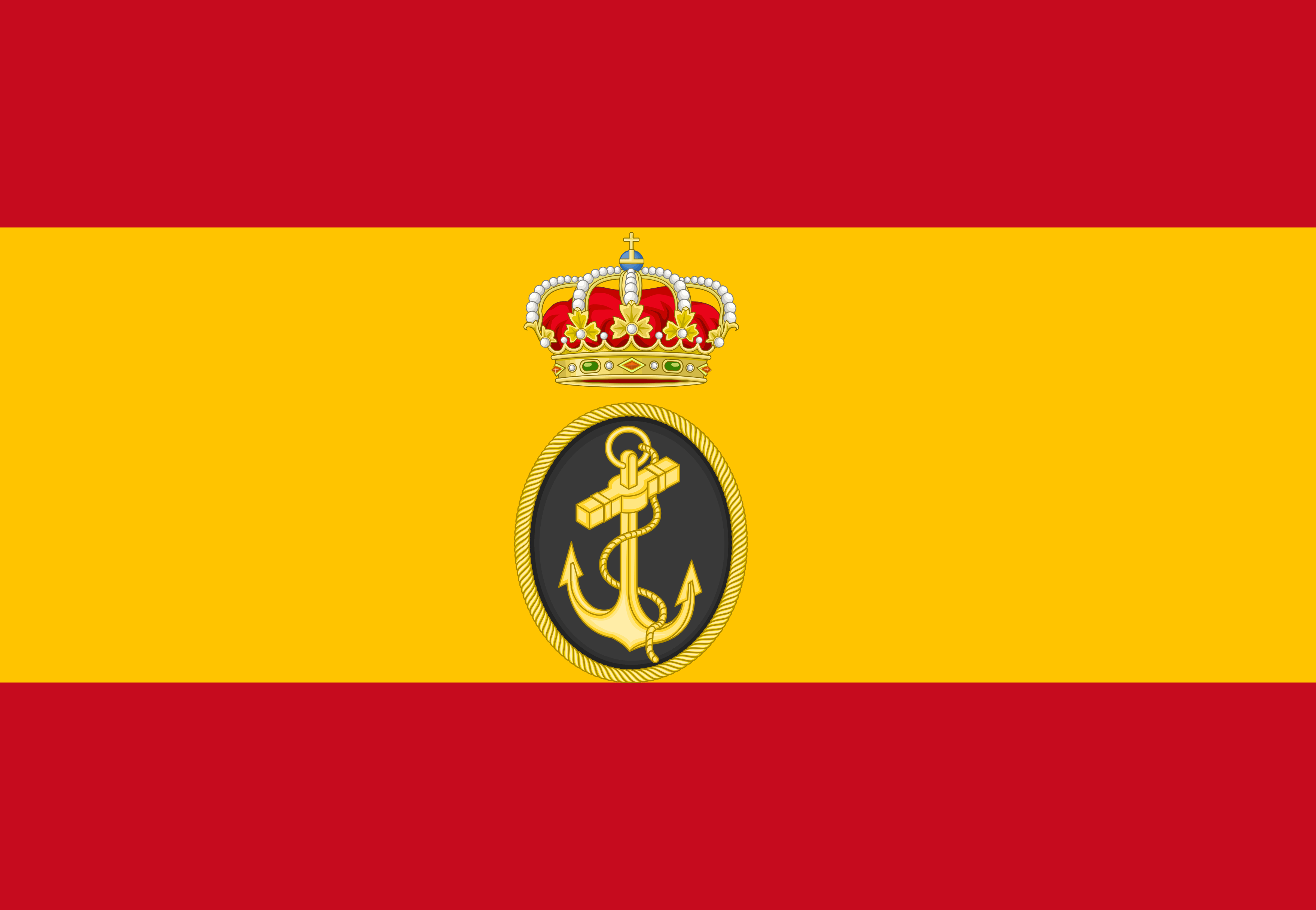 Bandera España con escudo Armada Española - Banderas y Soportes