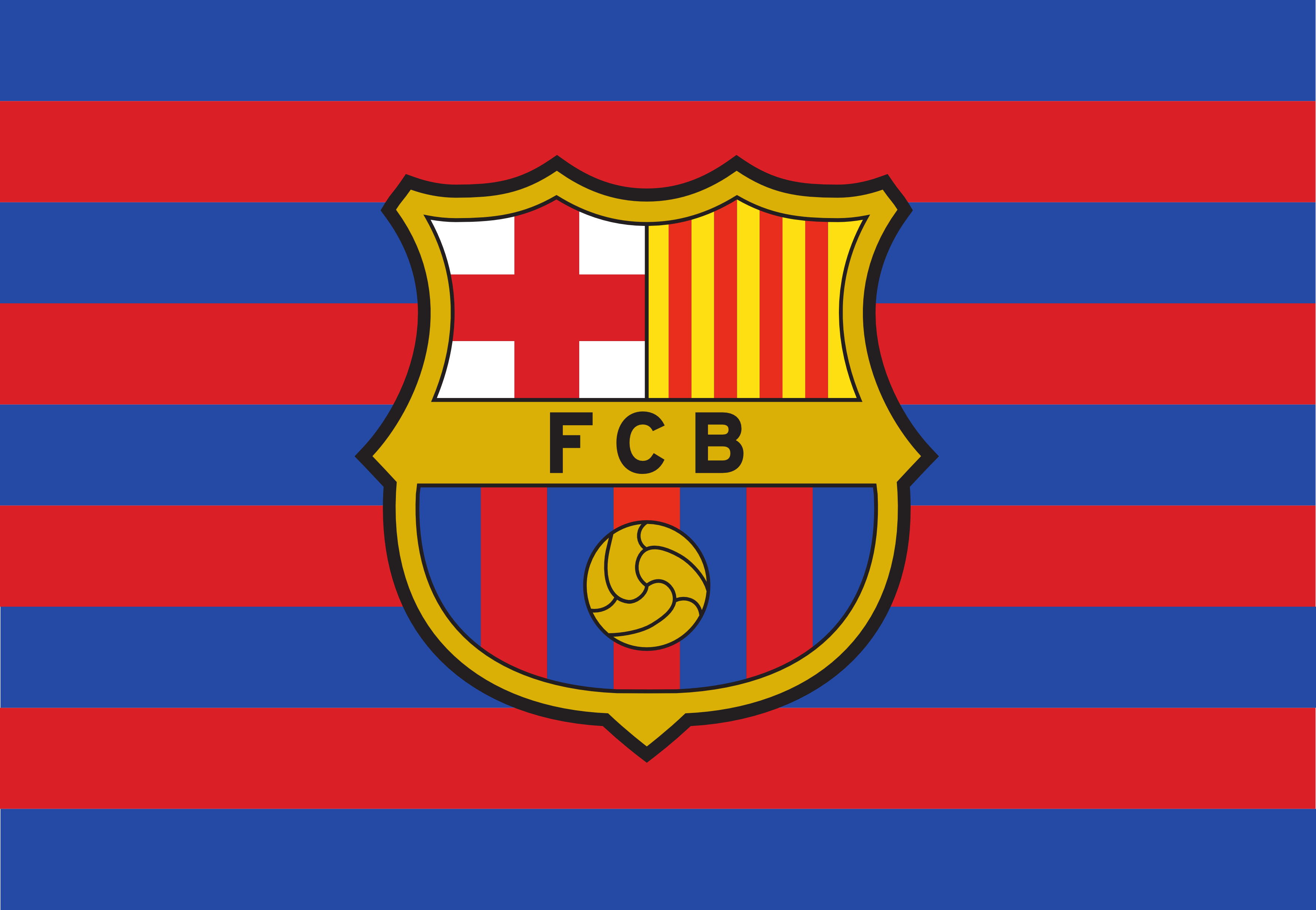 Arriba 38+ imagen bandera de barcelona futbol club