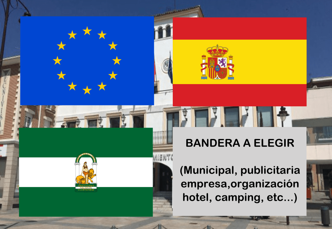 Comprar Bandera España y Andalucía C/E 