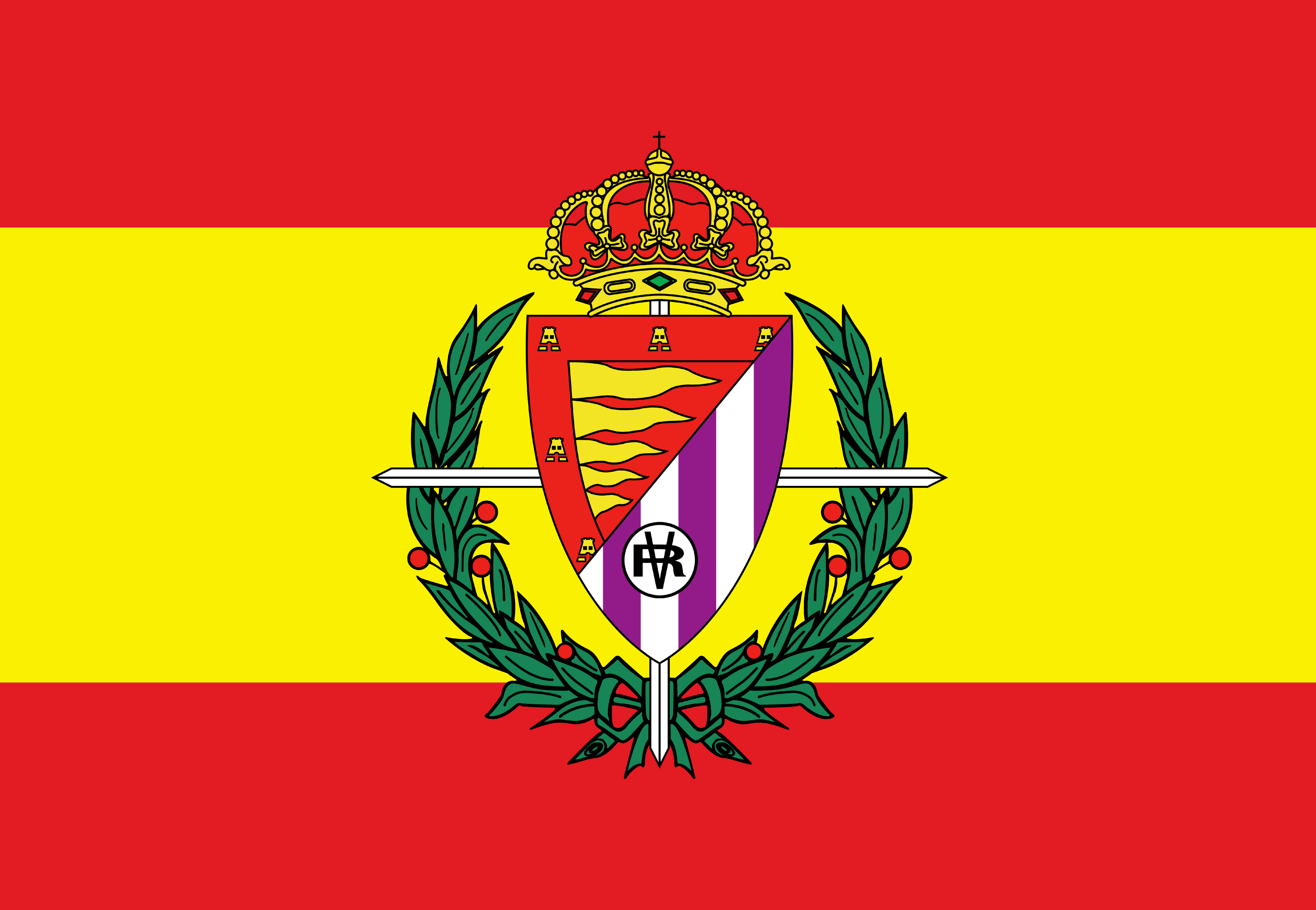 Bandera España Real Valladolid - Banderas y Soportes